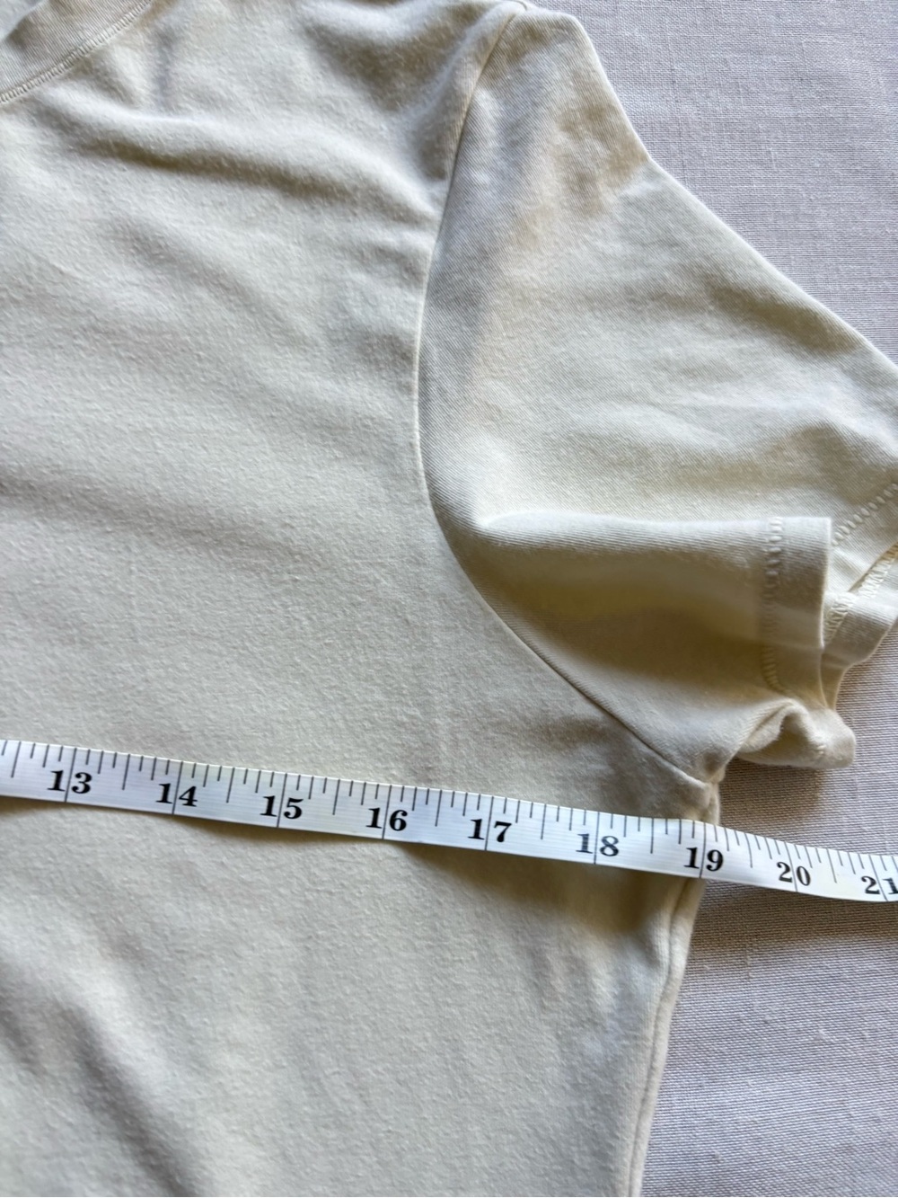 SKIMS Cotton Jersey Short Sleeve T-Shirt Beige 2X - Picture 5 of 8